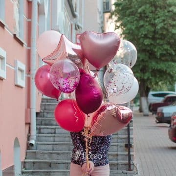 Набор гелиевых шаров «Девчачьи радости»