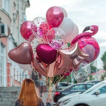 Набор гелиевых шаров «Девчачьи радости XL»