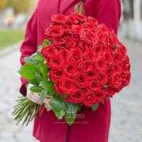 51 красная роза