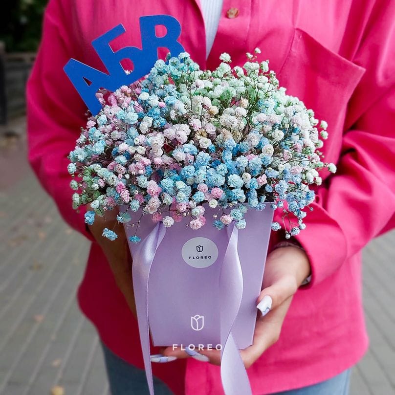 Сумочка с гипсофилой