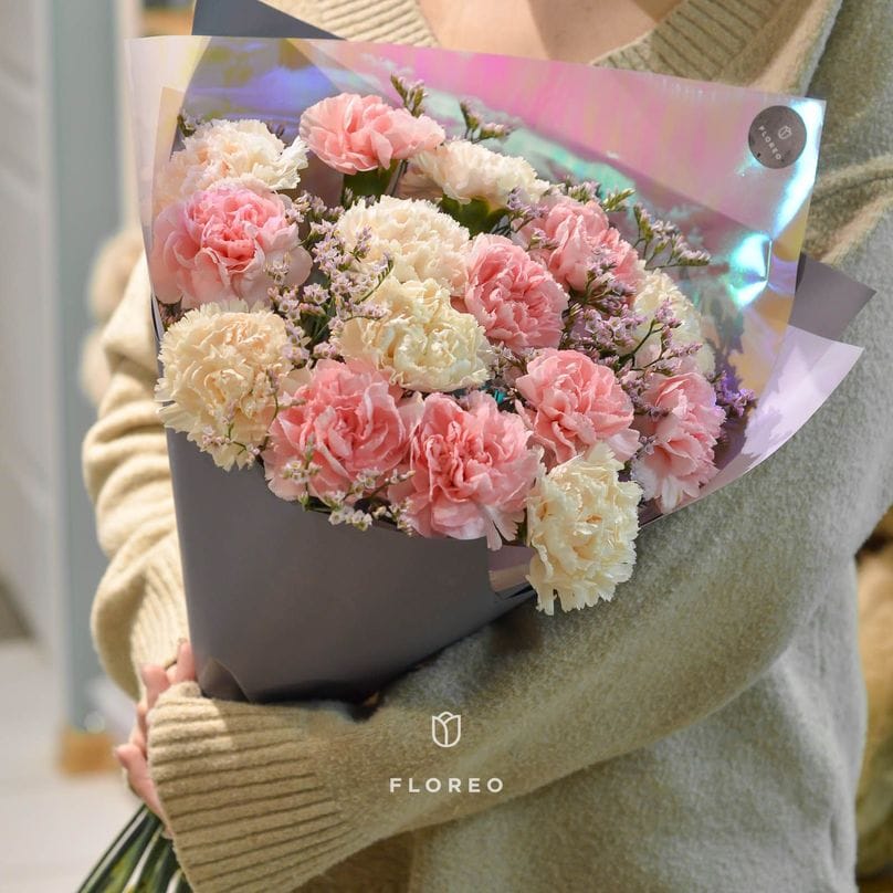 Гвоздики и лимониум #844