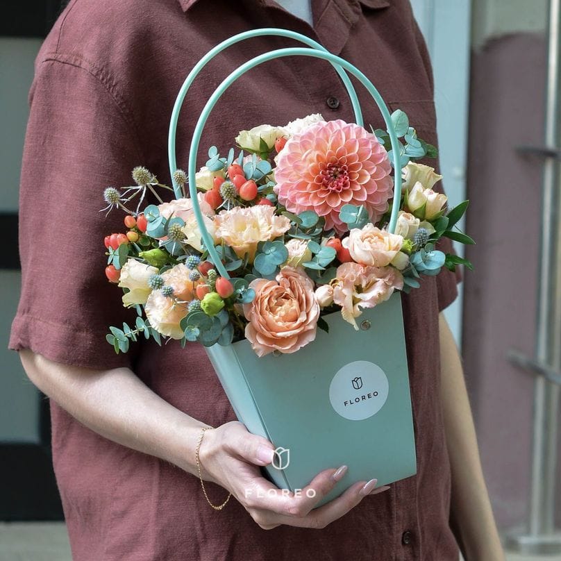 Сумочка с цветами 716