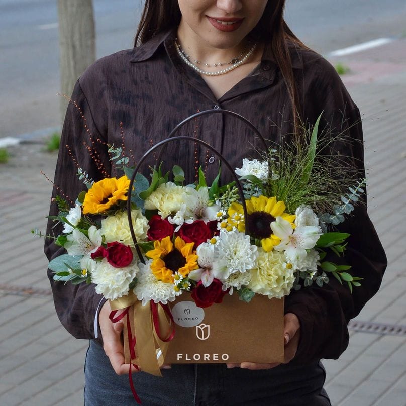 Композиция с цветами 731