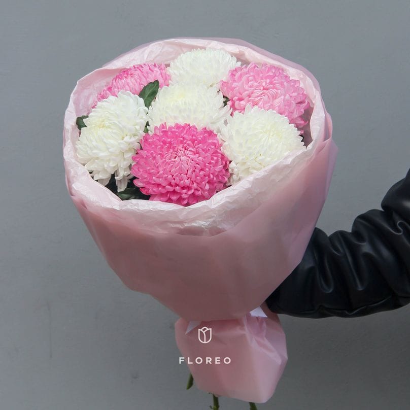 7 одноголовых хризантем #1322