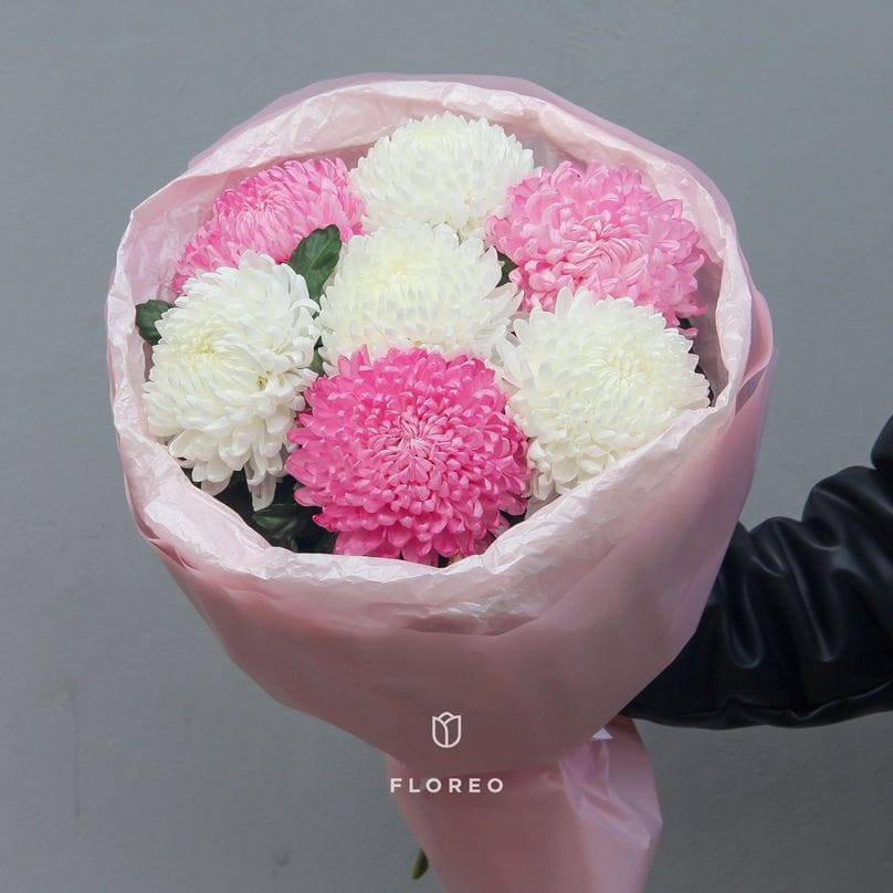 7 одноголовых хризантем #1322