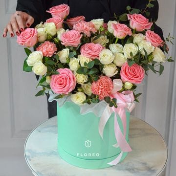 Коробка с цветами 804