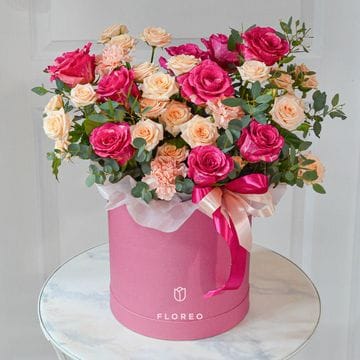 Коробка с цветами 811