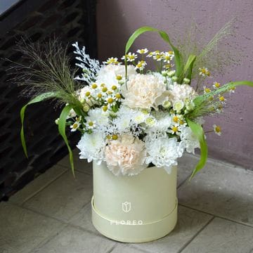 Коробочка с цветами №1236