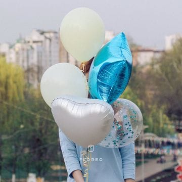 Набор гелиевых шаров «Свежий бриз»