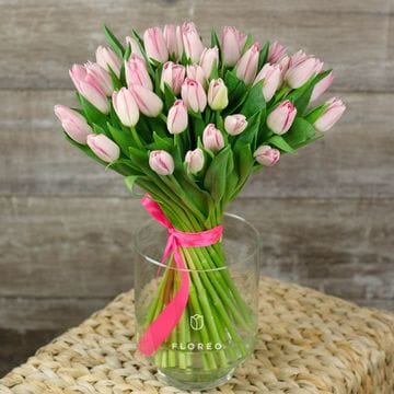 45 нежных тюльпана #1027