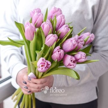 15 нежных тюльпанов #1031