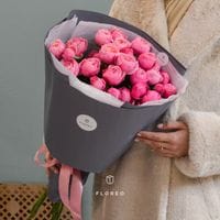 7 кустовых пионовидных роз/ 842