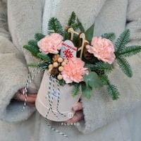 Композиция с цветами 911