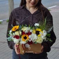 Композиция с цветами 731