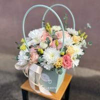 Сумочка с цветами 856