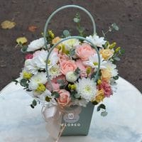 Сумочка с цветами 856