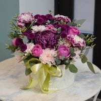 Коробка с цветами 908