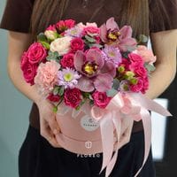 Коробка с цветами 973