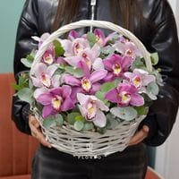 Корзина с орхидеями #1213
