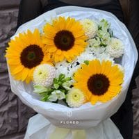 Сборный букет с подсолнухами #1262