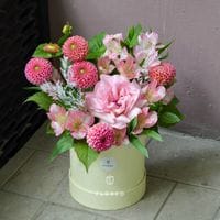 Коробочка с цветами №1236