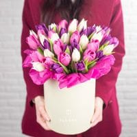 Тюльпаны в коробке #1037