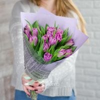 15 пионовидных тюльпанов #1065