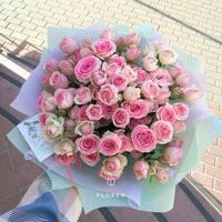 15 кустовых роз #994