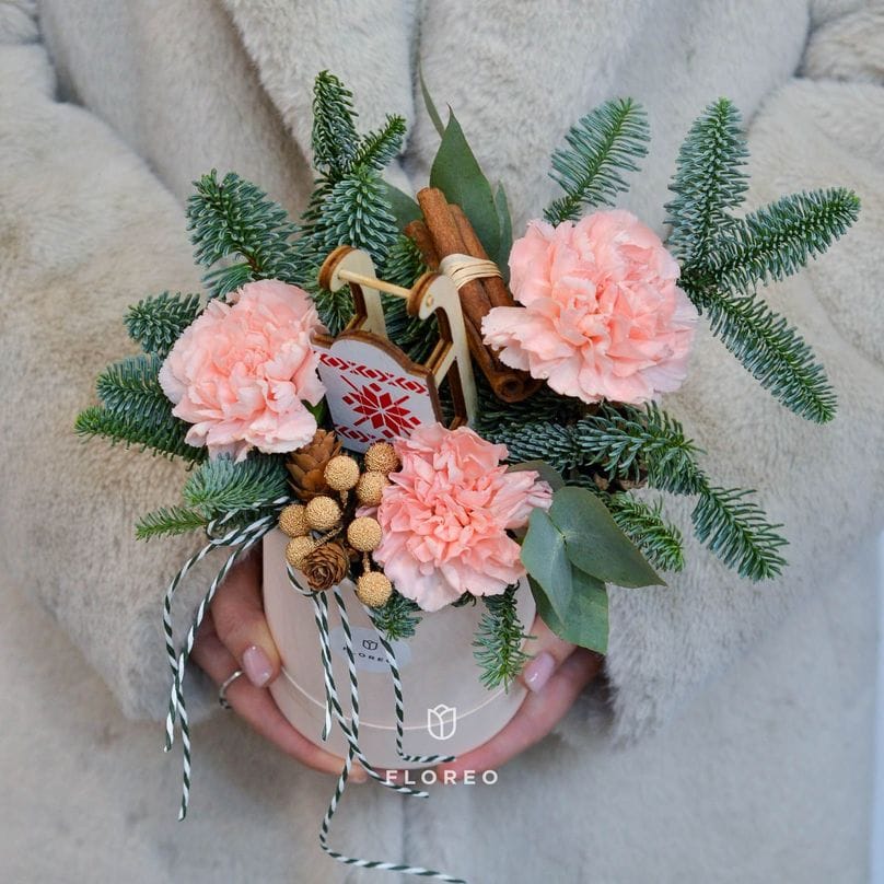 Композиция с цветами 911