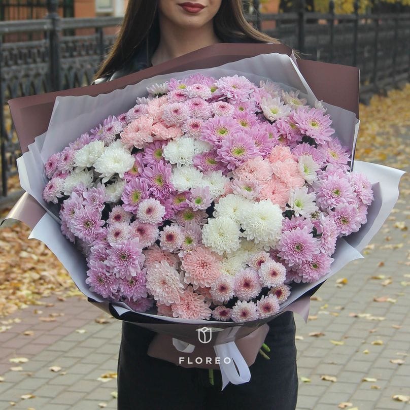 25 кустовых хризантем #1330