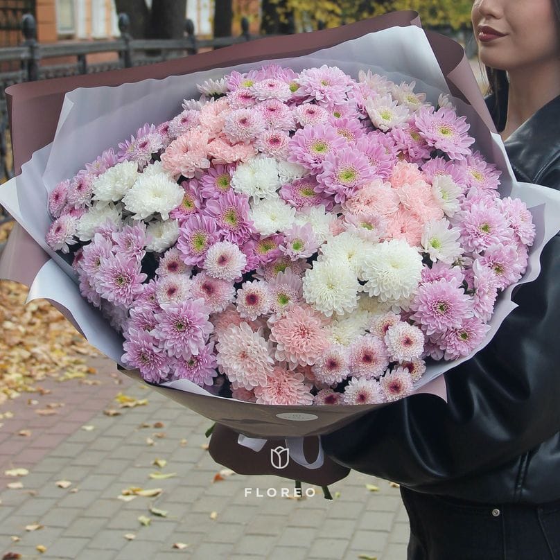 25 кустовых хризантем #1330
