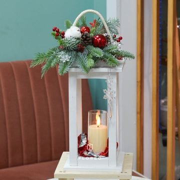 Композиция Зимний фонарик 957